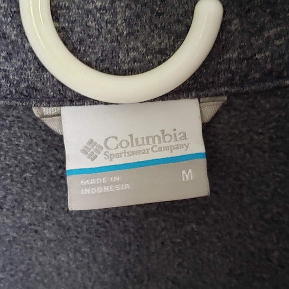 Columbia Grey Lightweight Full Zip Fall Jacket Sz Medium - Picture 4 of 5